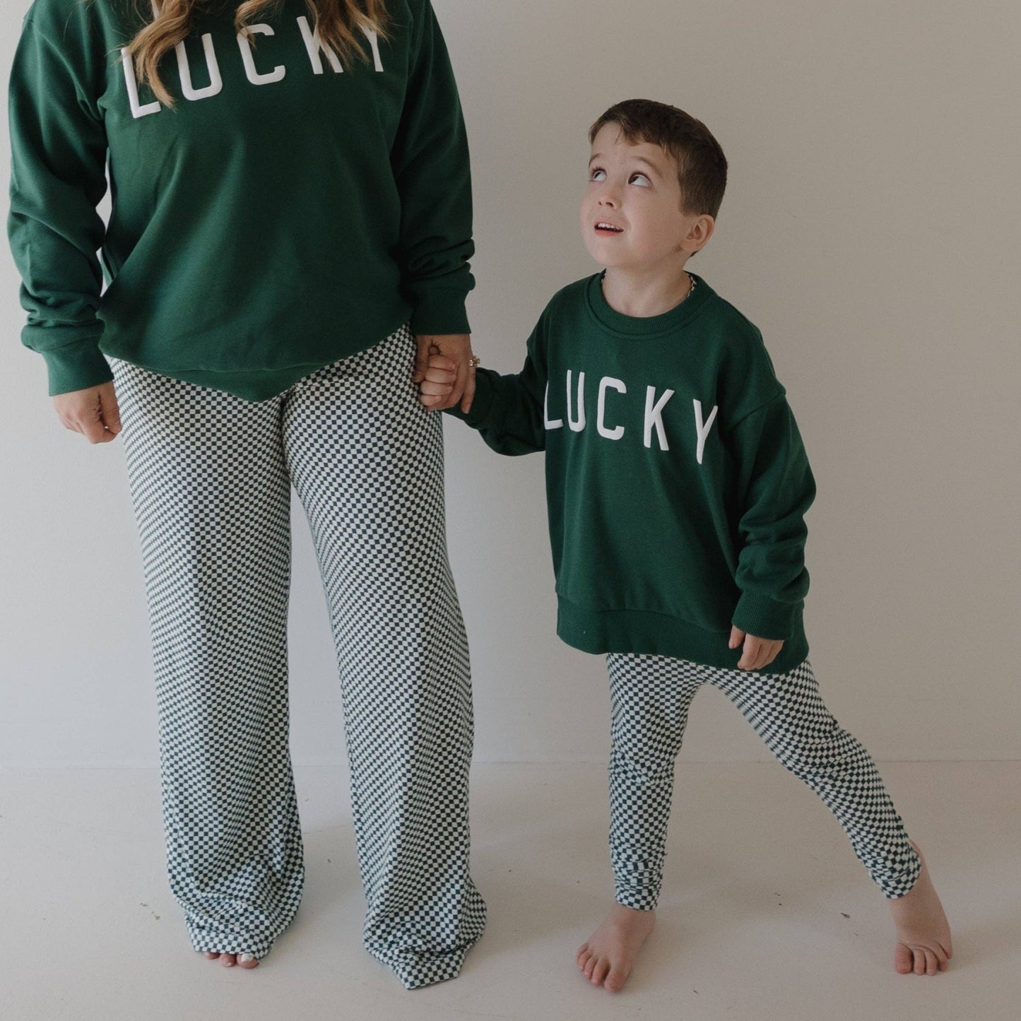 Bamboo Two Piece Pajamas | Lucky Micro Check