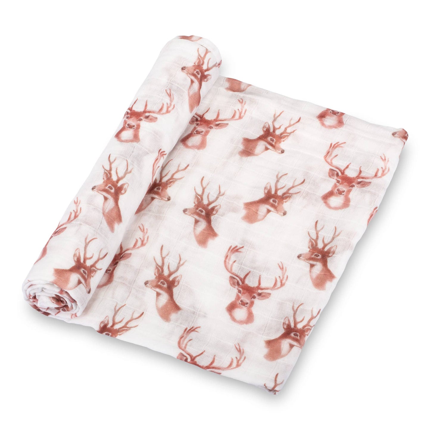 Baby Muslin Swaddle Blanket 47x47 Oh Deer