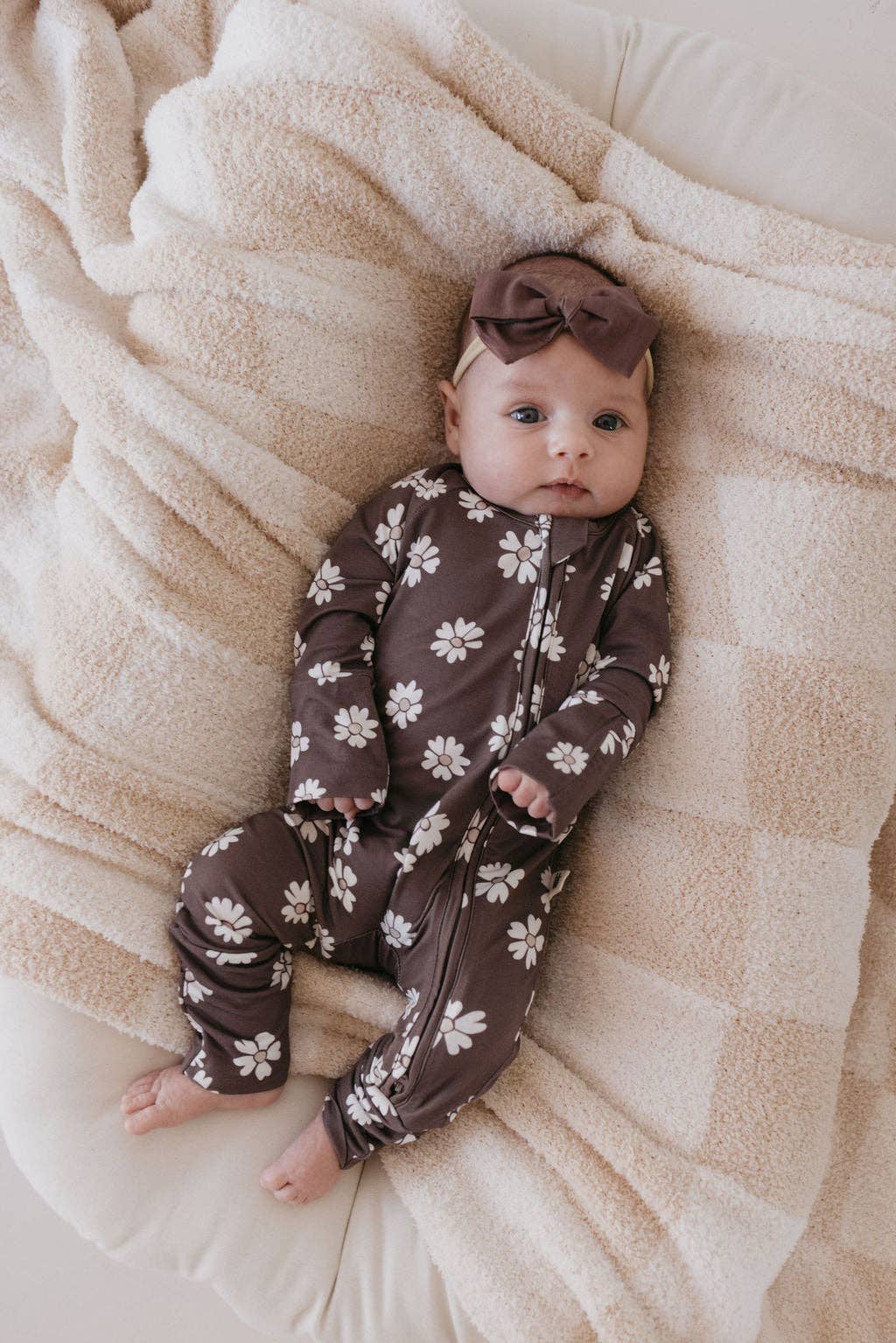 Bamboo Zip Pajamas | Midnight Meadow