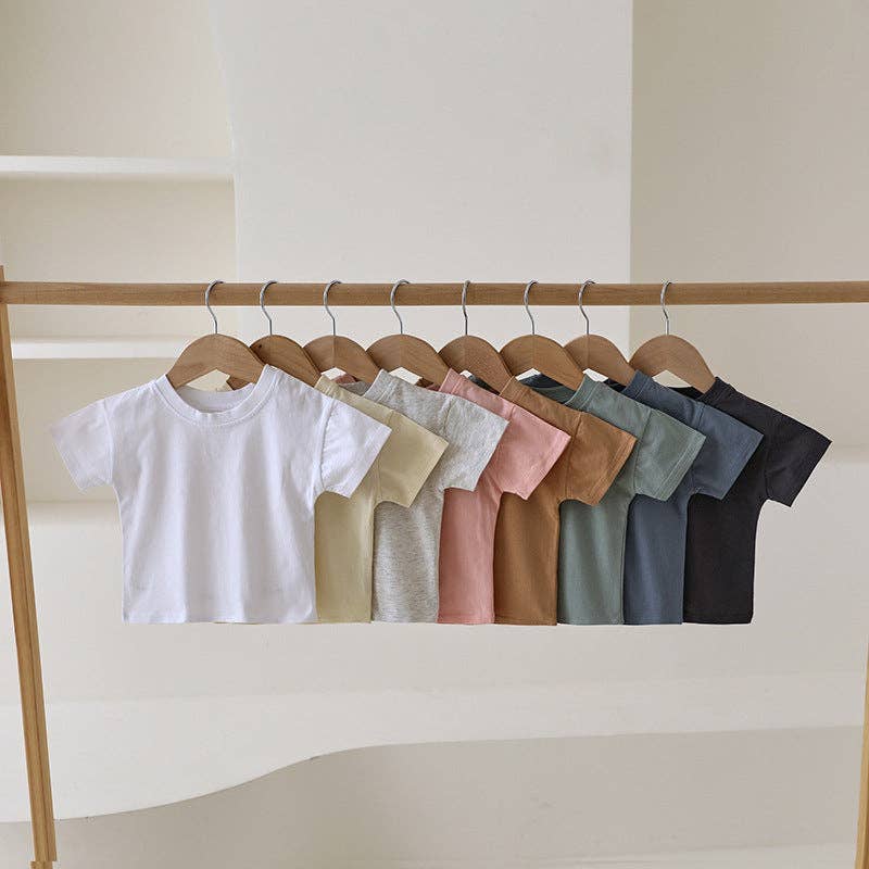 Kids Short Sleeve T-Shirt Organic Cotton Casual Wear