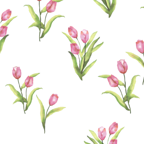 Baby Muslin Swaddle Blanket 47x47 Tulip Garden