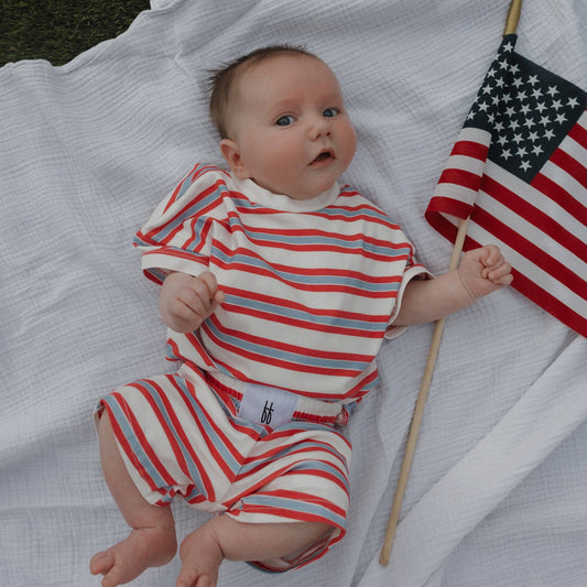 Child Short Set | Heritage Stripe